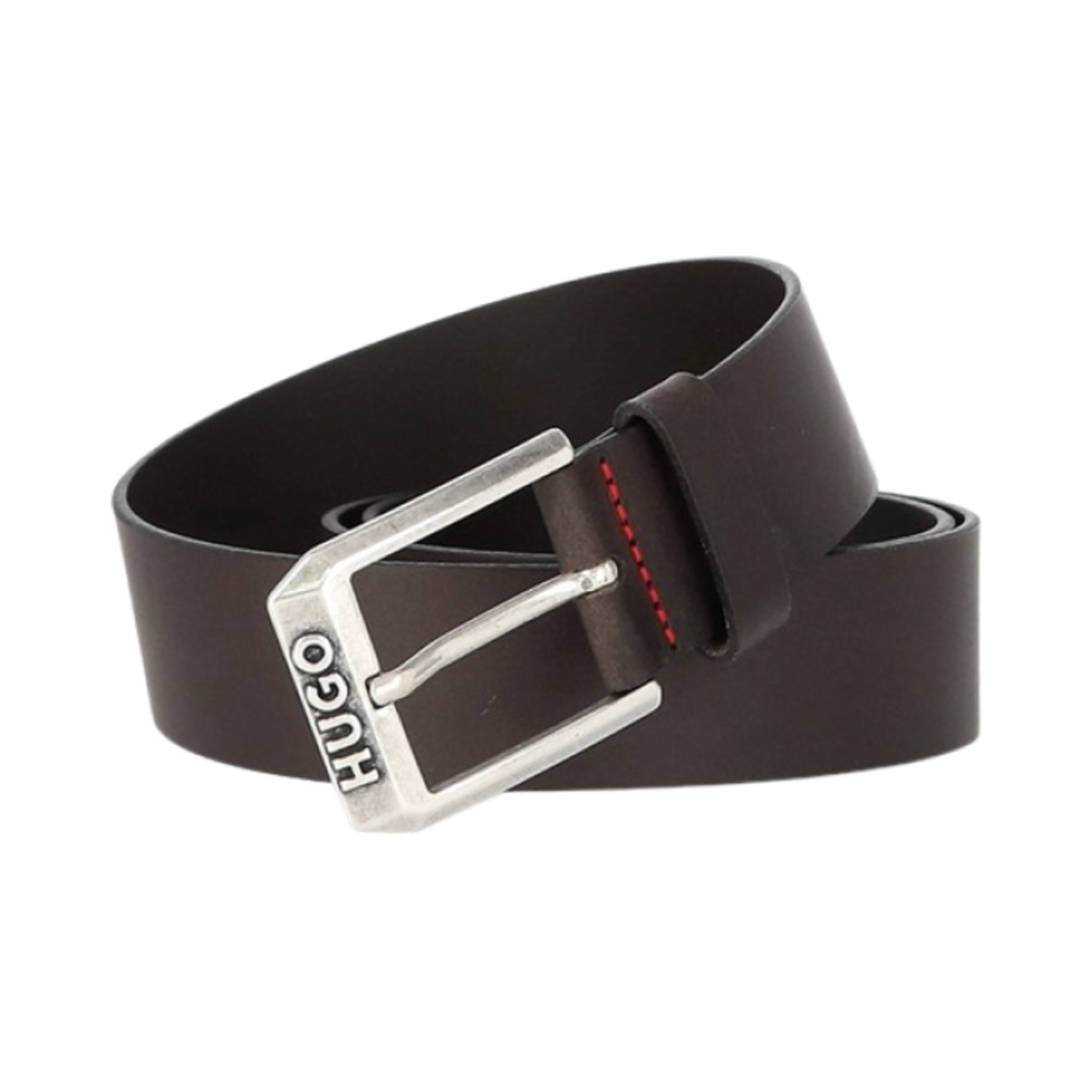 50480441-202 Hugo Boss Gelio Leather Belt Dark Brown