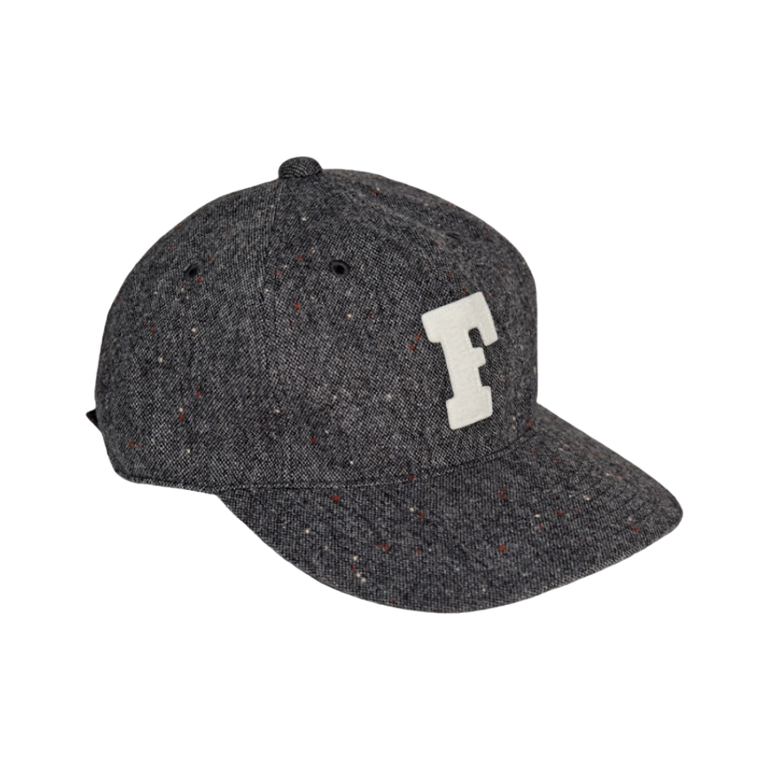 풀카운트 6패널 트위드 베이스볼 캡 F 패치 차콜(Fullcount 6 Pannel Tweed Baseball Cap F Patch Charcoal)
