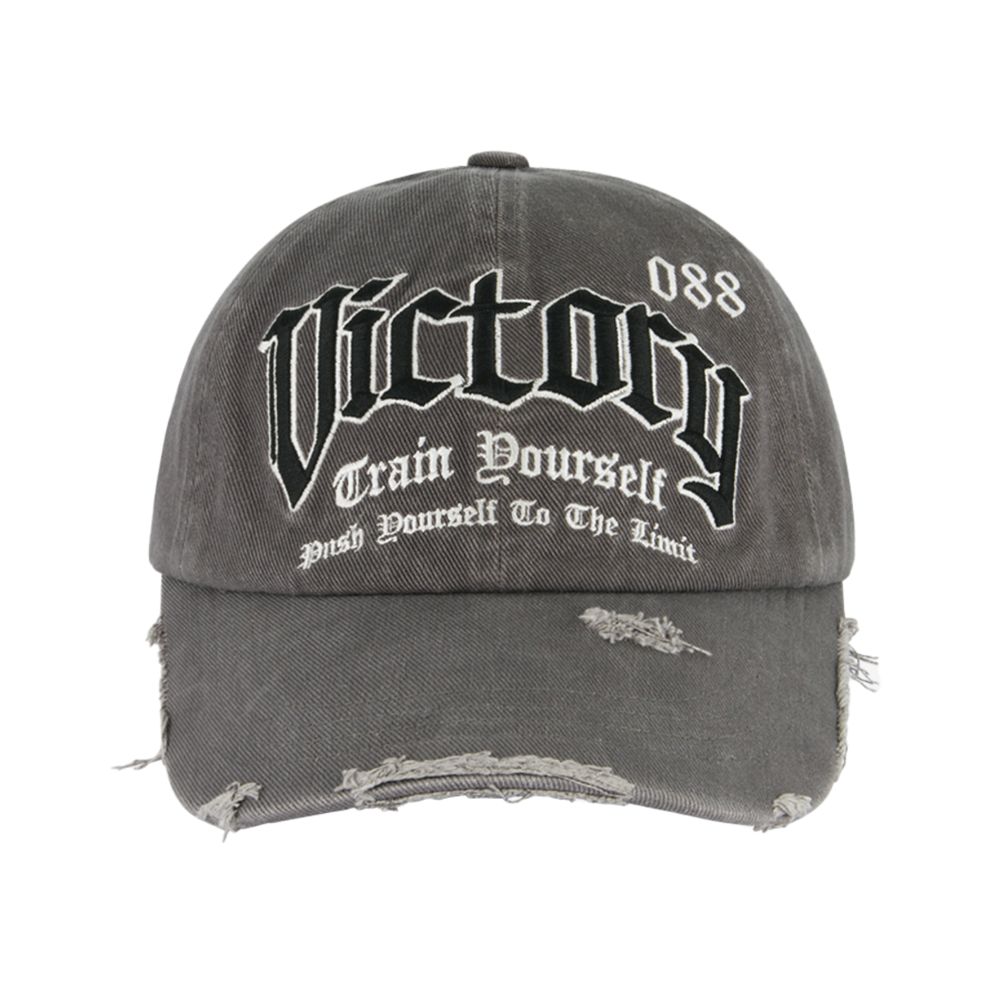 에이치덱스 바이저 데미지 볼캡 차콜(HDEX Visor Damage Ball Cap Charcoal)