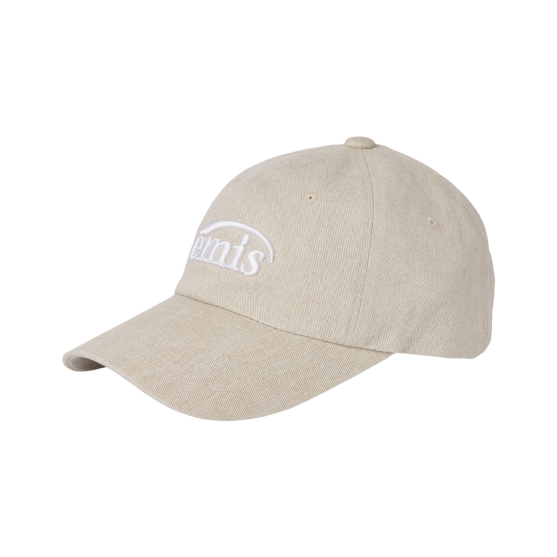 - Emis New Logo Pigment Ball Cap Beige