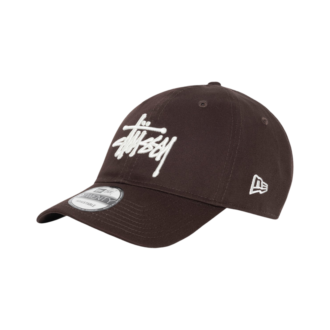 스투시 베이직 뉴에라 9Twenty 베이직 스트랩백 브라운