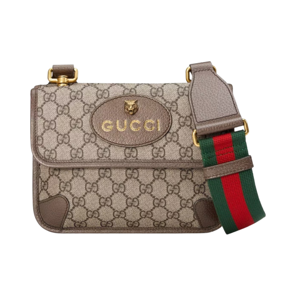 구찌 네오 빈티지 GG 스몰 메신저백 베이지 에보니