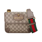 Gucci Neo Vintage GG Small Messenger Bag Beige Ebony