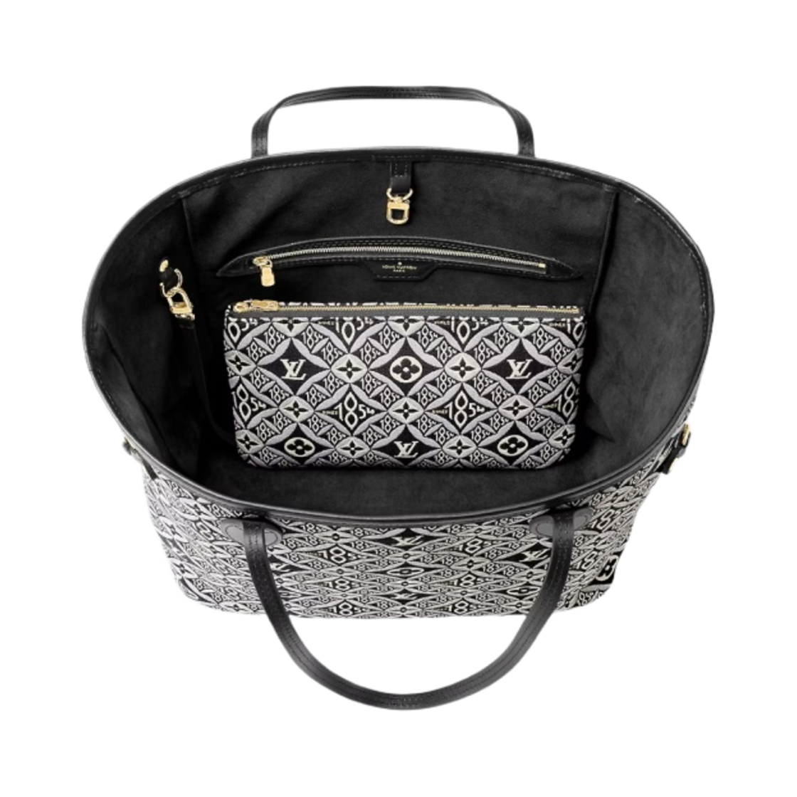루이비통 네버풀 MM 신스 1854 모노그램 자카드 그레이(Louis Vuitton Neverfull MM Since 1854 Monogram Jacquard Grey) - 4
