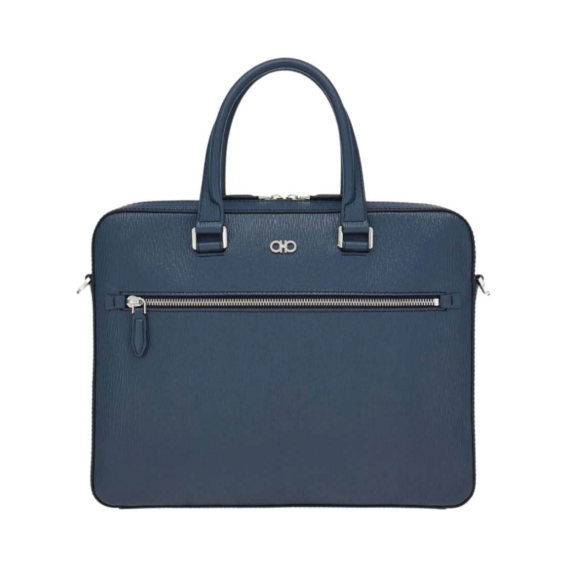 페라가모 간치니 비즈니스백 미드나잇 블루 블랙(Ferragamo Gancini Business Bag Midnight Blue) - 1