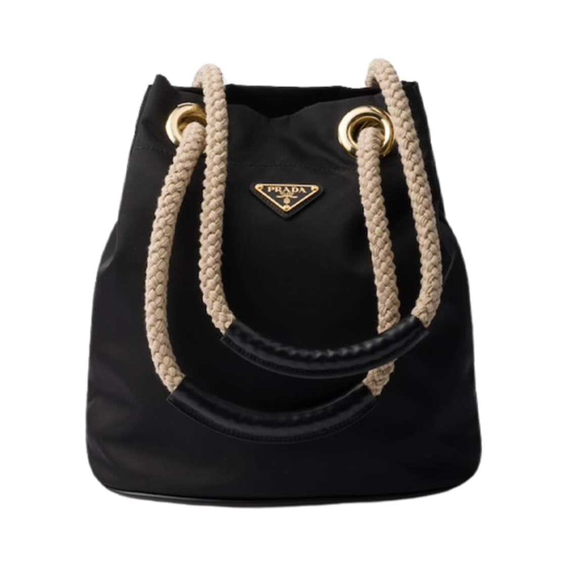 프라다 마리너 리나일론 스몰 버킷백 블랙(Prada Mariner Re-Nylon Small Bucket Bag Black)