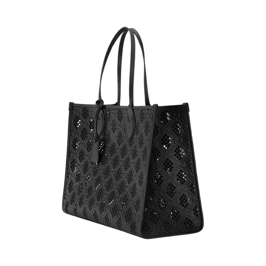 구찌 미디움 오피디아 토트백 블랙 레더(Gucci Medium Ophidia Tote Bag Black Leather) - 2