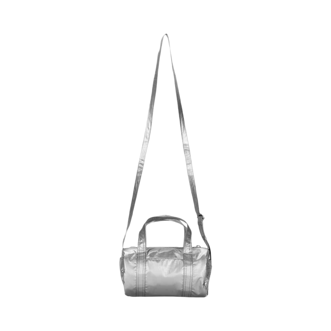 마뗑킴 글로시 로고 스포티 미니 더플백 실버(Matin Kim Glossy Logo Sporty Mini Duffel Bag Silver) - 2