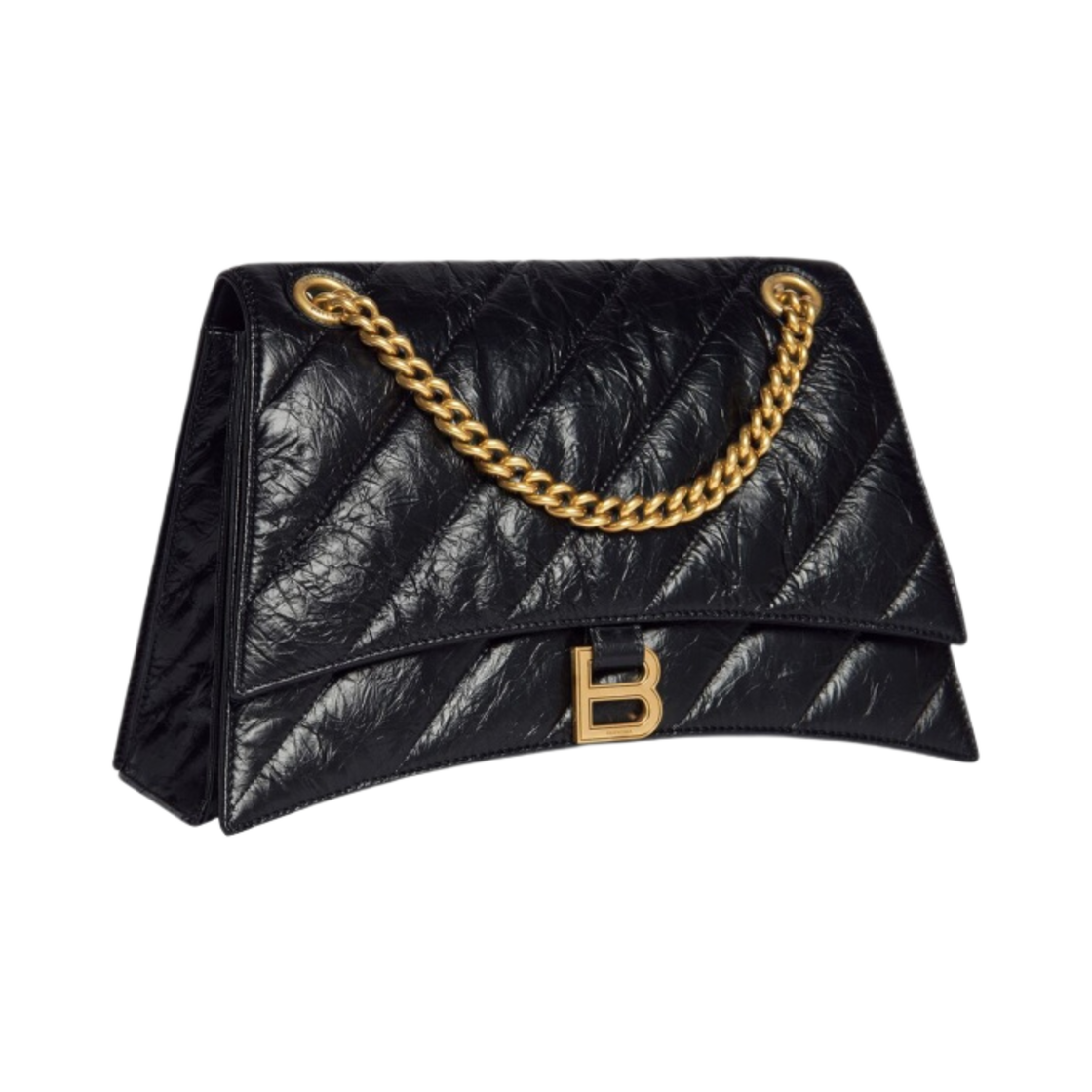 발렌시아가 퀼트 크러쉬 미디움 체인백 블랙(Balenciaga Quilted Crush Medium Chain Bag Black) - 2