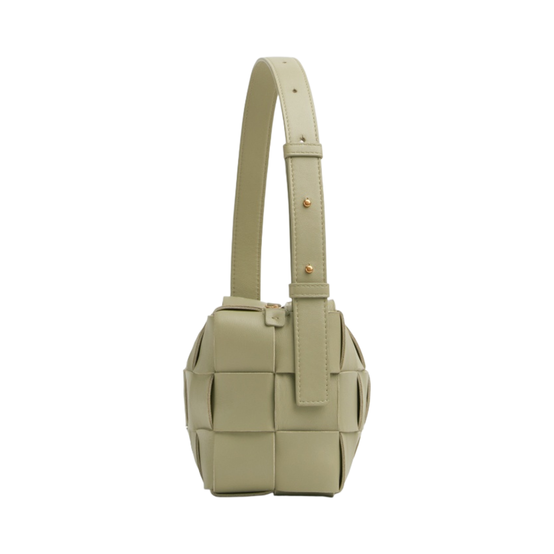 709360VMAY12916 Bottega Veneta Brick Cassette Shoulder Bag Travertine - #2