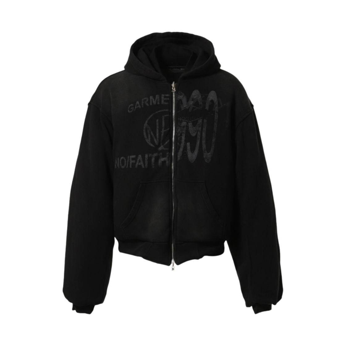 노페이스 스튜디오 리버시블 봄버 자켓 블랙(No/Faith Studios Reversible Bomber Jacket Black)