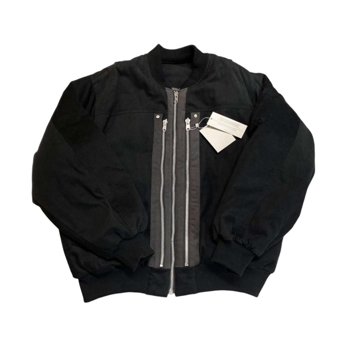 언더마이카 럼로우 백 지퍼 코튼 가먼트 봄버 다크 굴 - 22FW(Undermycar Rumlow Back Zip Cotton Garment Bomber Dark Gull - 22FW)