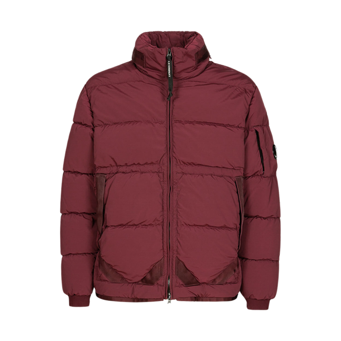 C.P. 컴퍼니 나이크라-R 다운 자켓 보르도 - 22FW(C.P. Company Nycra-R Down Jacket Bordeaux - 22FW) - 1