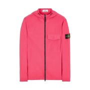 Stone Island 12402 Naslan Light Garment Dyed Hooded Overshirt Cyclamen - 22SS