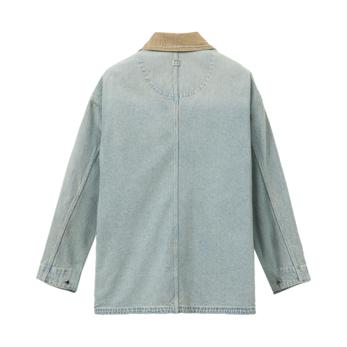 우영미 립 데님 코트 블루 - 25SS(Wooyoungmi Rib Denim Coat Blue - 25SS) - 2