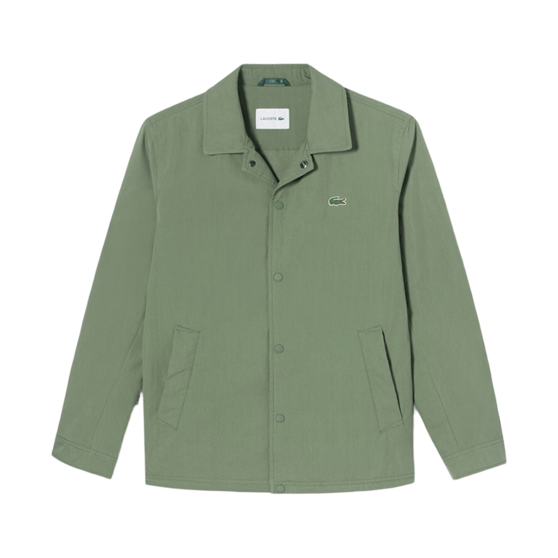 BH544E-53GKX Lacoste Coach Jacket Khaki Green