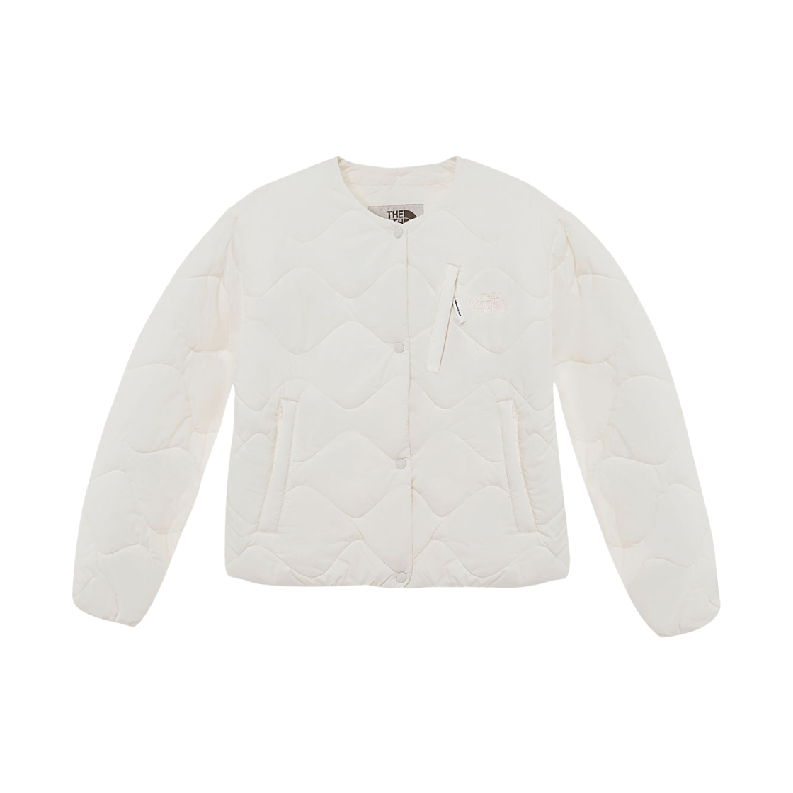 NJ3NQ80J (W) The North Face Essential Light V Jacket Cream - 24FW