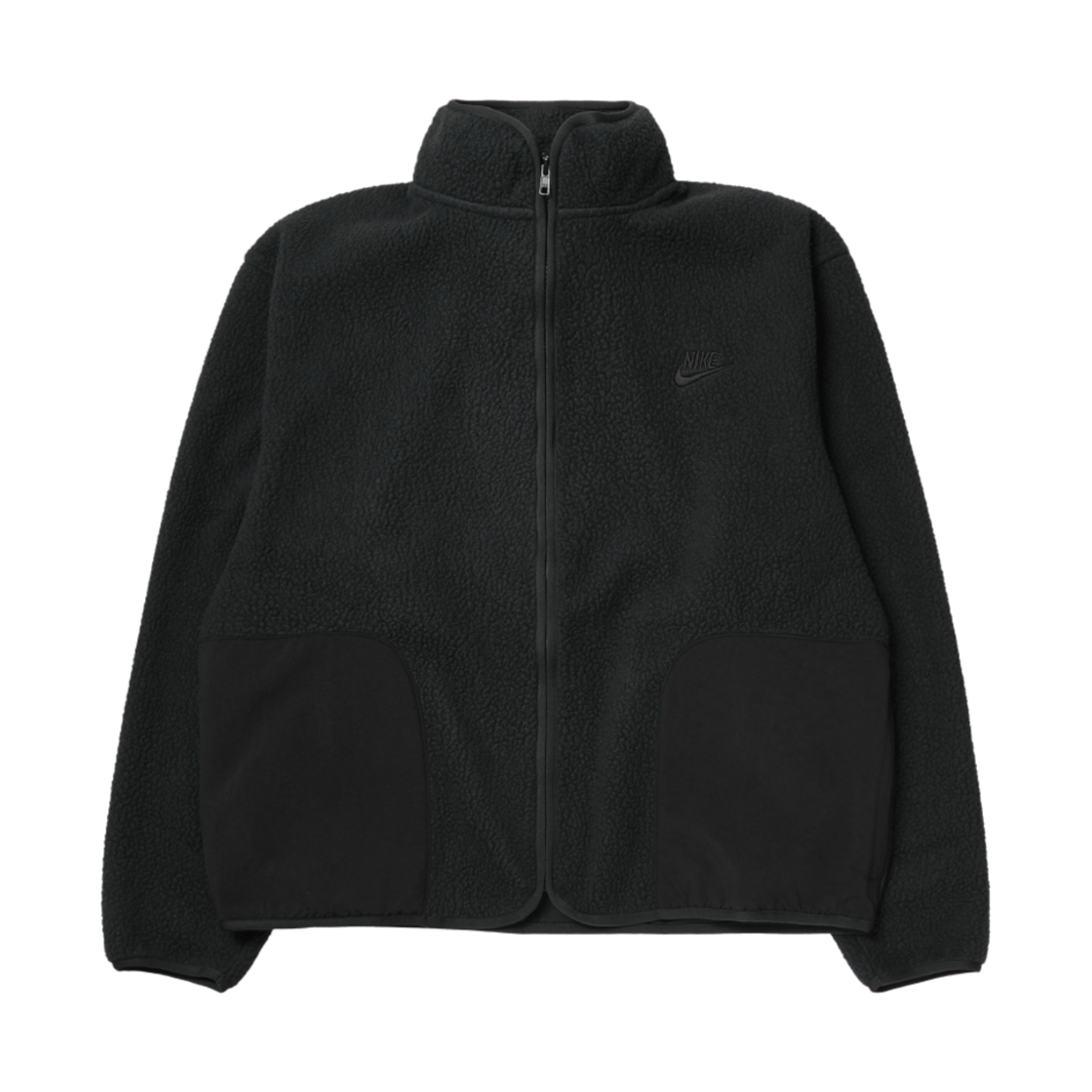 나이키 클럽 플리스 윈터라이즈드 자켓 블랙 - 아시아(Nike Club Fleece Winterized Jacket Black - Asia)