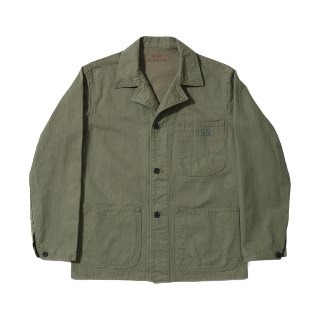 BR14872 Buzz Rickson's N-3 Utility Jacket Olive