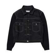 The Museum Visitor 2023 Hybrid Knit Trucker Jacket - 23PS
