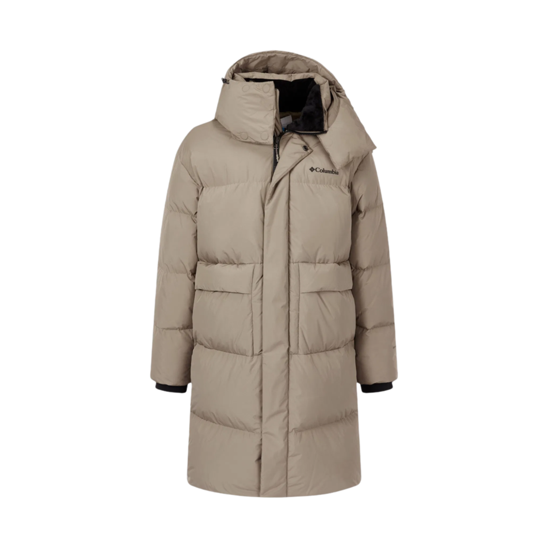 C54YM3479211 Columbia Mountain Hood Long Down Jacket Truffle