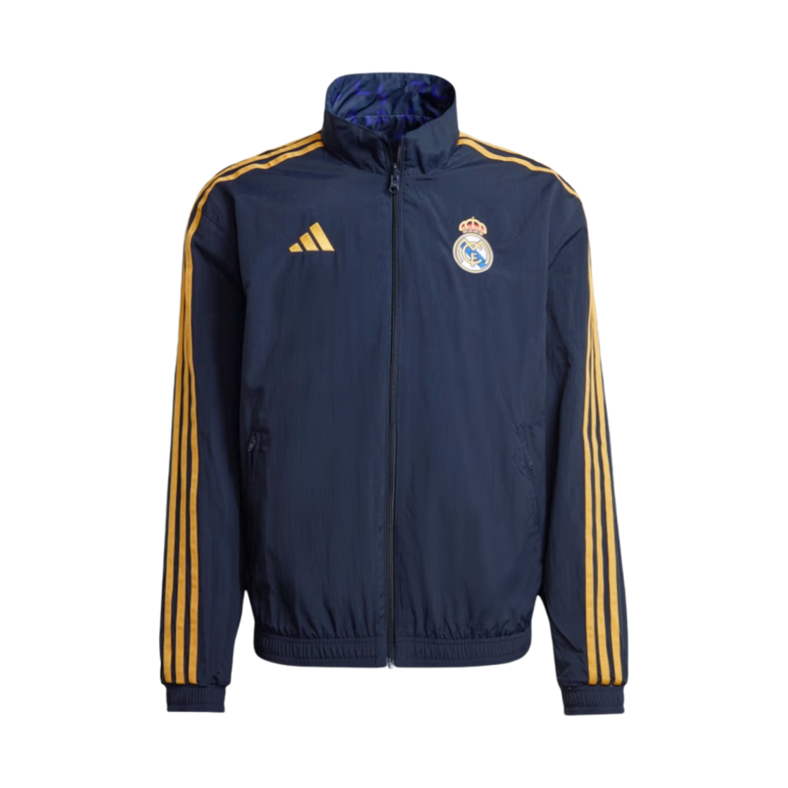 아디다스 레알 마드리드 앤썸 자켓 레전드 잉크 -  KR 사이즈(Adidas Real Madrid Anthem Jacket Legend Ink - KR Sizing)
