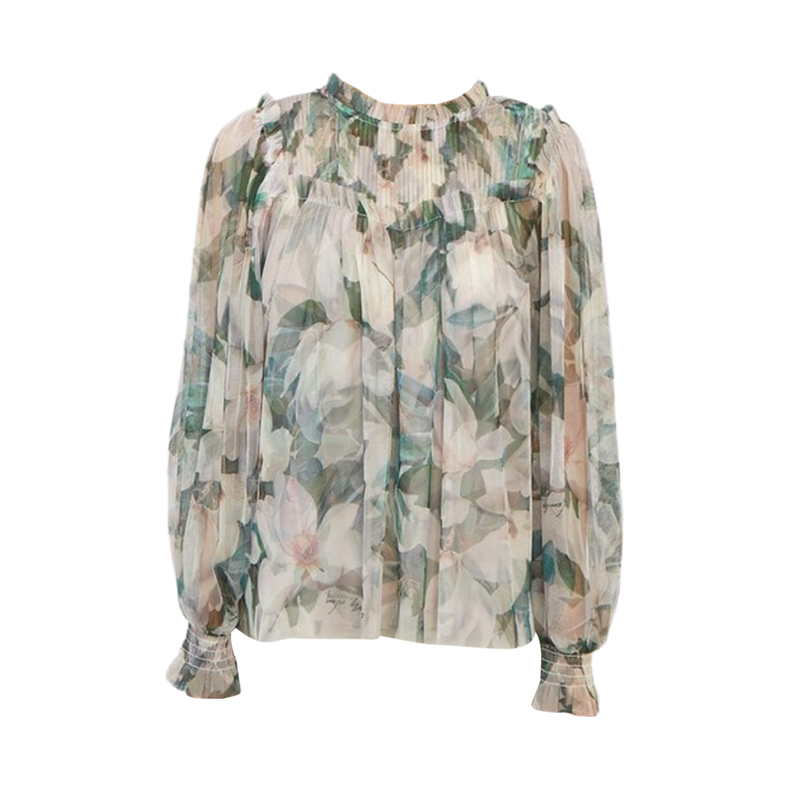 (W) 올 세인츠 페리 알레산드라 블라우스 초크 화이트((W) All Saints Perri Alessandra Blouse Chalk White)