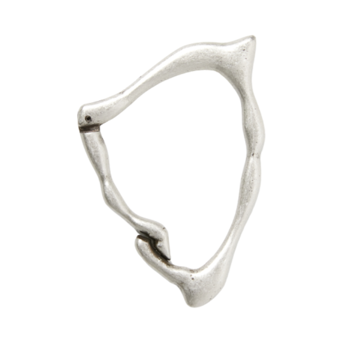 해칭룸 본 앤 조인트 카라비너 빈티지 실버(Hatchingroom Bone & Joint Carabiner Vintage Silver)