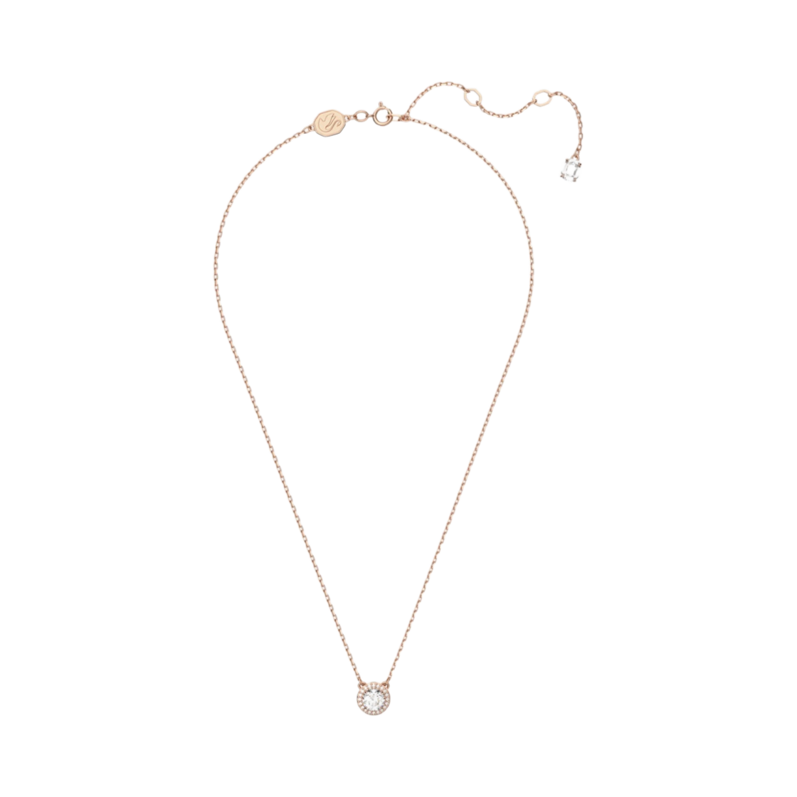 (W) 스와로브스키 콘스텔라 팬던트 화이트 로즈 골드 플래팅((W) Swarovski Constella Pendant White Rose Gold Plated)