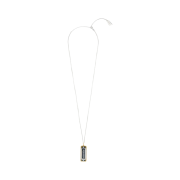 Lemaire Harmonica Necklace Rhodium Silver Multicolor
