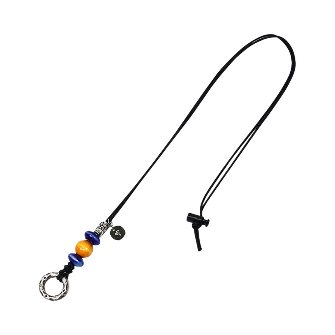 YPA24AWNE001BL Youche AR O-Ring Necklace 001 Blue