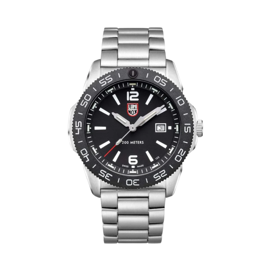 루미녹스 퍼시픽 다이버 다이브 44mm 스테인리스 스틸 블랙(Luminox Pacific Diver Dive 44mm Stainless Steel Black)