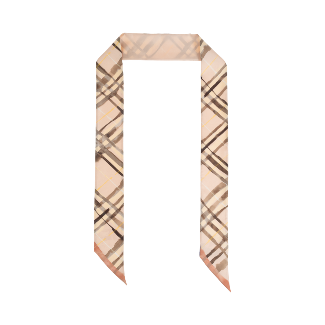 버버리 체크 실크 스카프 멀티컬러(Burberry Check Silk Scarf Multicolour)