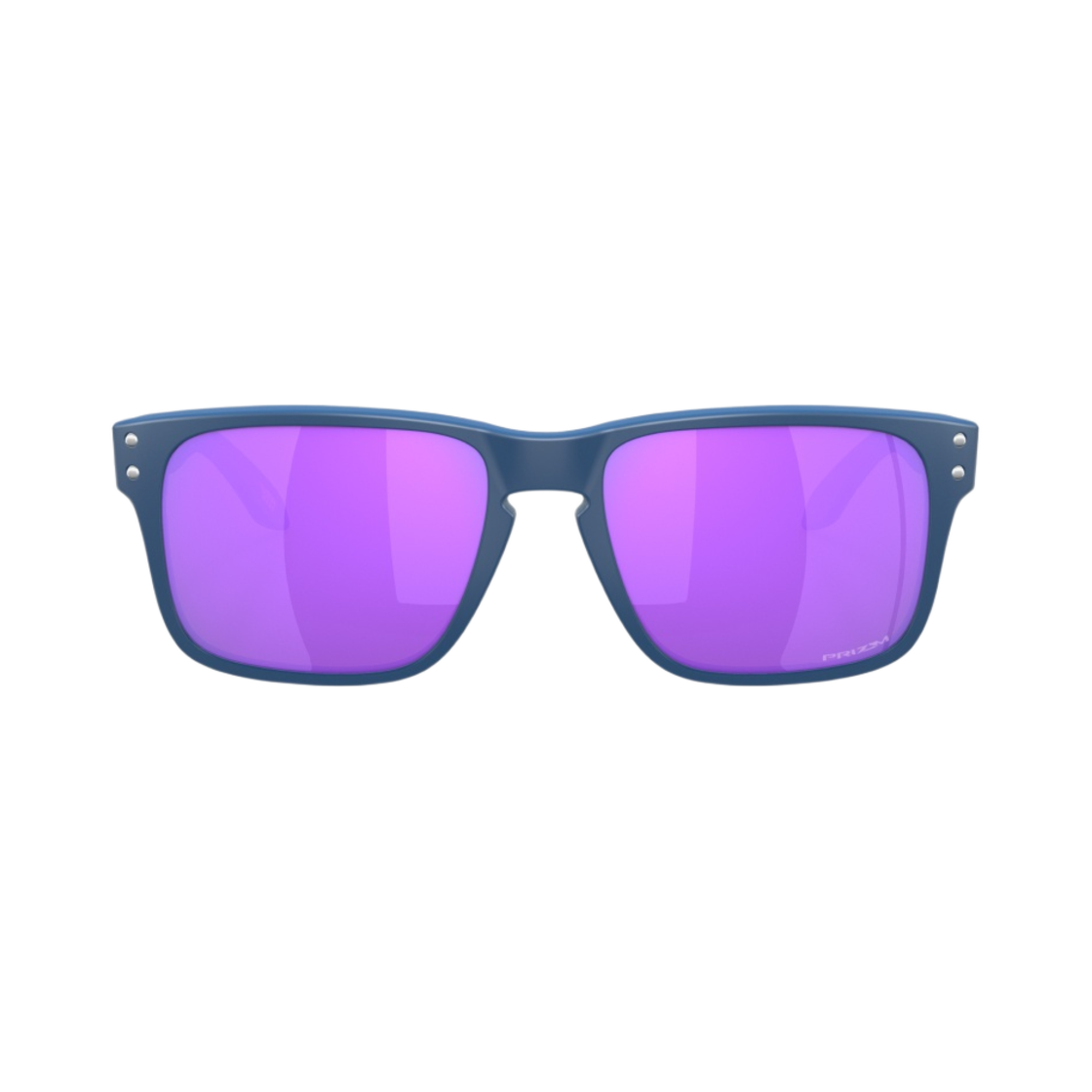 (유스) 오클리 홀브룩 XS 매트 포세이돈 프레임 프리즘 바이올렛 렌즈 하이 브릿지 핏((Youth) Oakley Holbrook XS Matte Poseidon Frame Prizm Violet Lenses High Bridge Fit) - 2