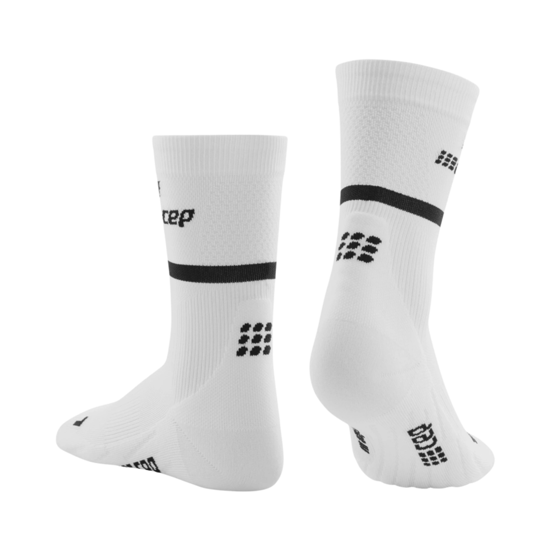 CEP 더 런 컴프레션 미드 컷 삭스 4.0 화이트(CEP The Run Compression Mid Cut Socks 4.0 White) - 2