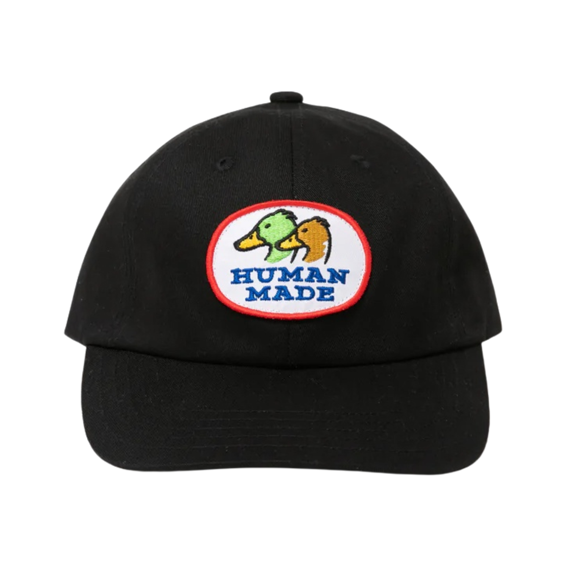 휴먼 메이드 6-패널 트윌 캡 #1 블랙(Human Made 6-Panel Twill Cap #1 Black) - 2