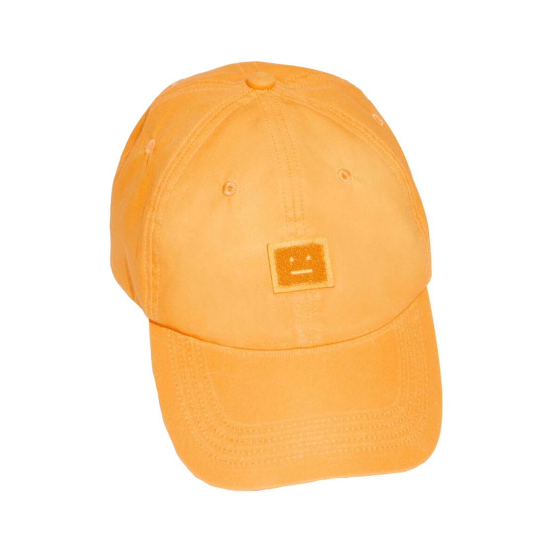 아크네 스튜디오 히트 리액티브 베이스볼 캡 오렌지 옐로우