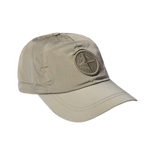 801599576-V0091 Stone Island 99576 Nylon Metal 6-Panel Cap Ecru - 24SS