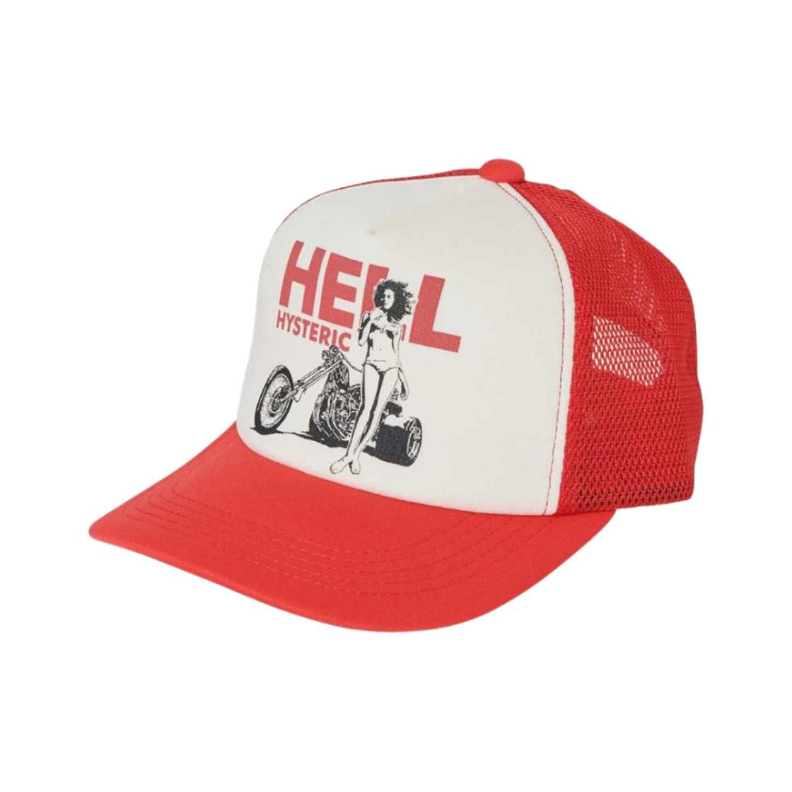 히스테릭 글래머 헬 히스테릭 메쉬 캡 레드 | Hysteric Glamour