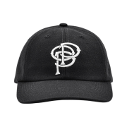Pop Trading Company Initials Sixpanel Hat Black
