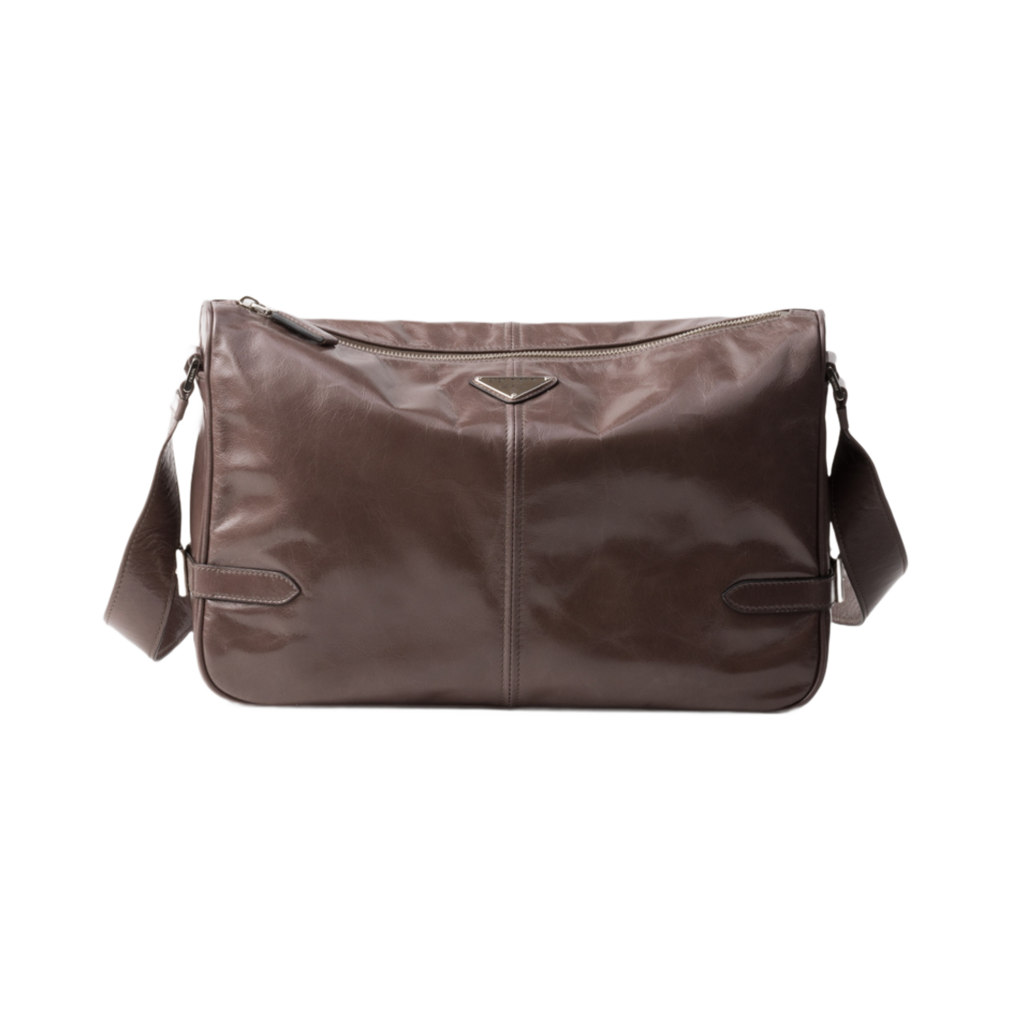 2VH187-2CYR-F03SG Prada Leather Shoulder Bag Bamboo Cork Beige