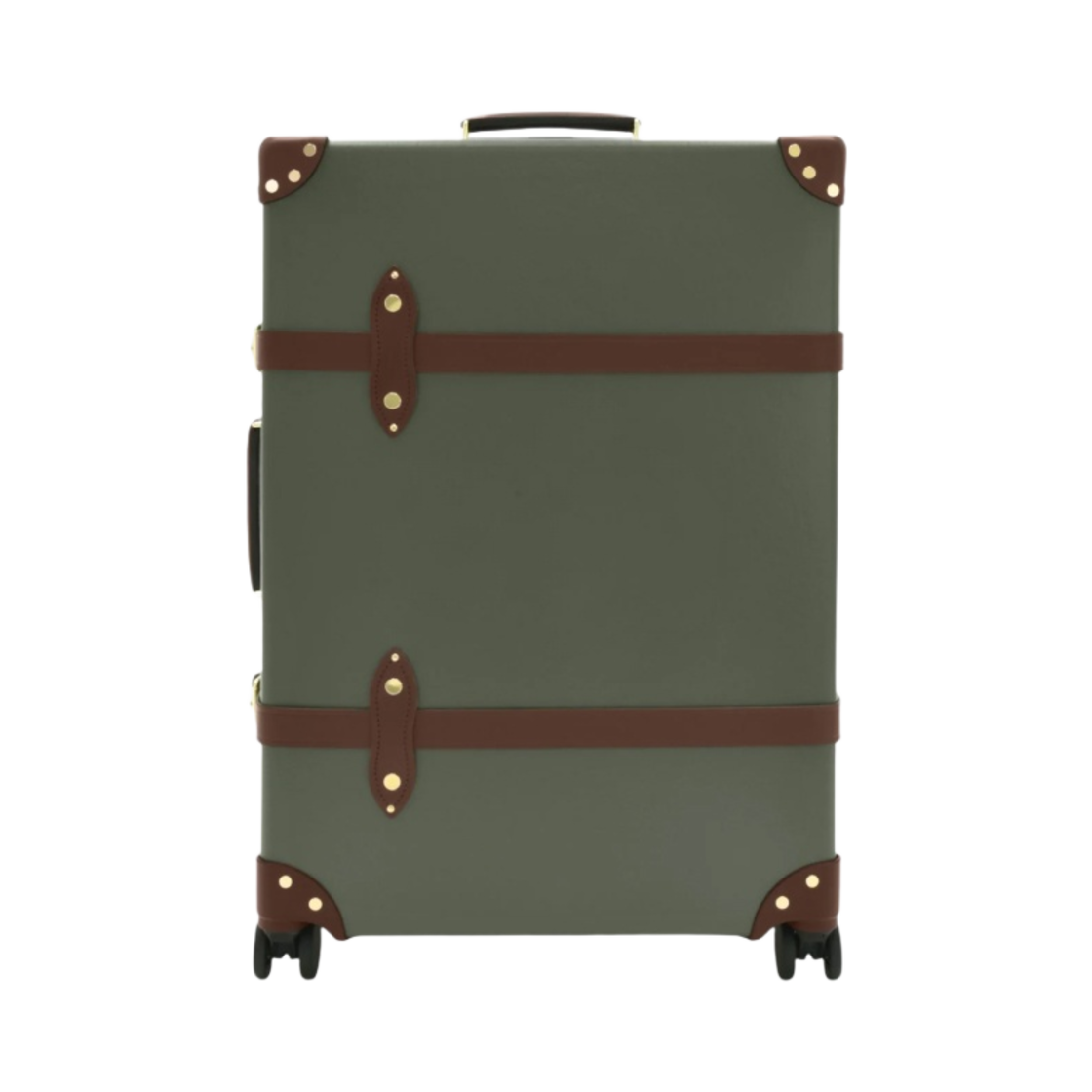 - Globe Trotter Centenary 4 Wheels Large Check-In Gold Green Brown