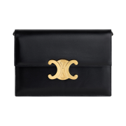Celine Clutch Soir in Shiny Calfskin Black