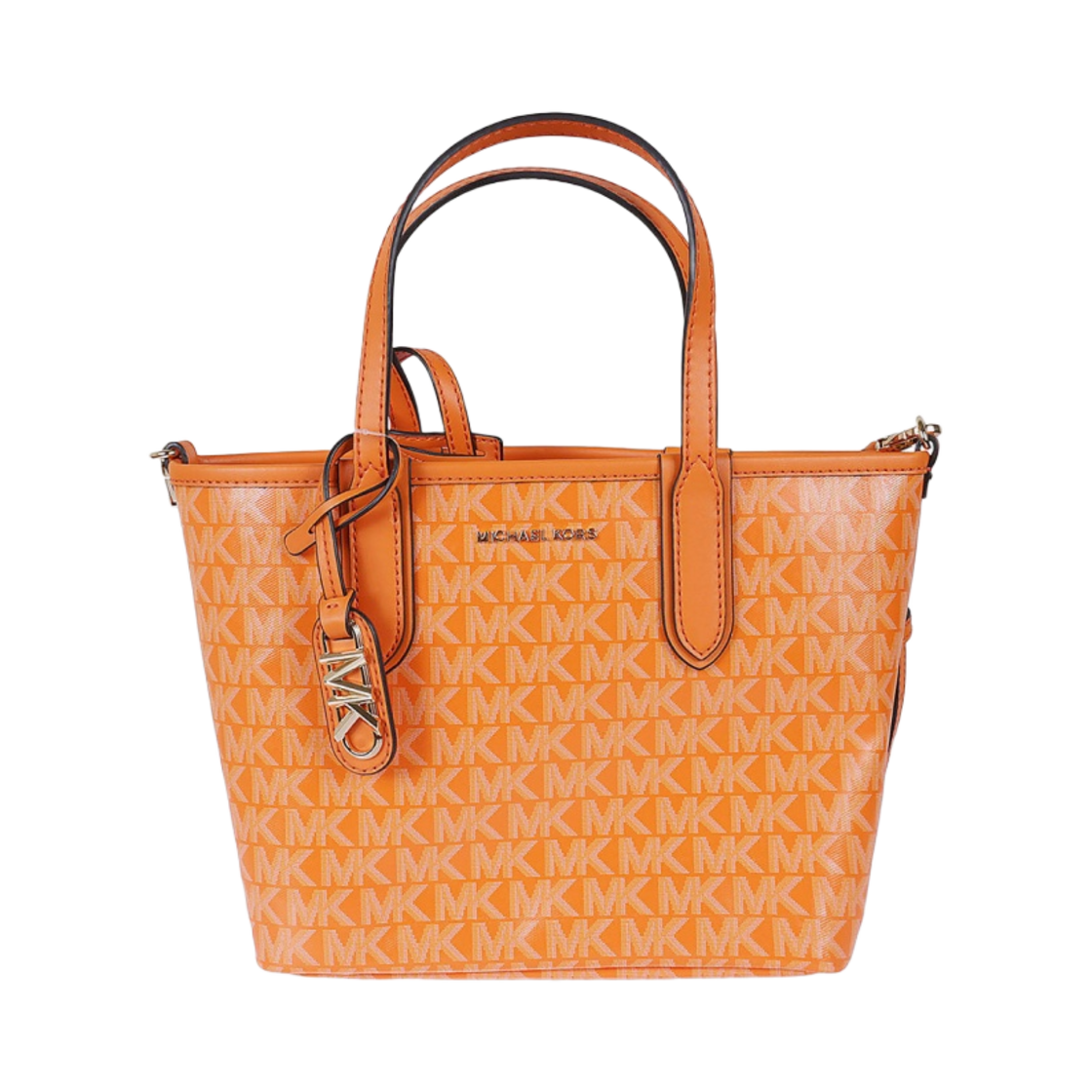 30S3GZAT0V842 Michael Kors Eliza Extra Small Logo Tote Bag Apricot