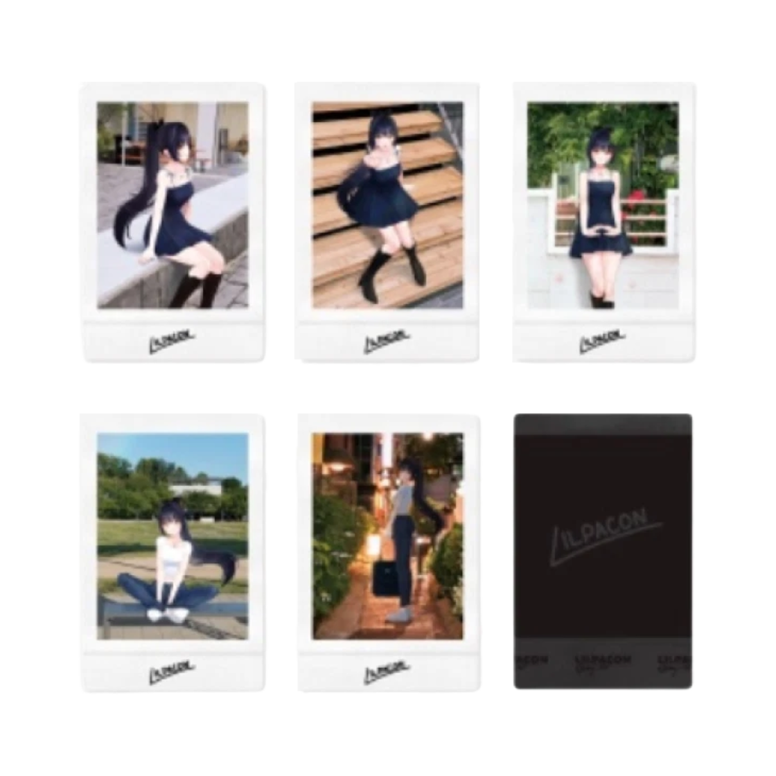 우왁굳 릴파콘 폴라로이드 포토카드 세트(Woowakgood Lilpacon Polaroid Photocard Set)