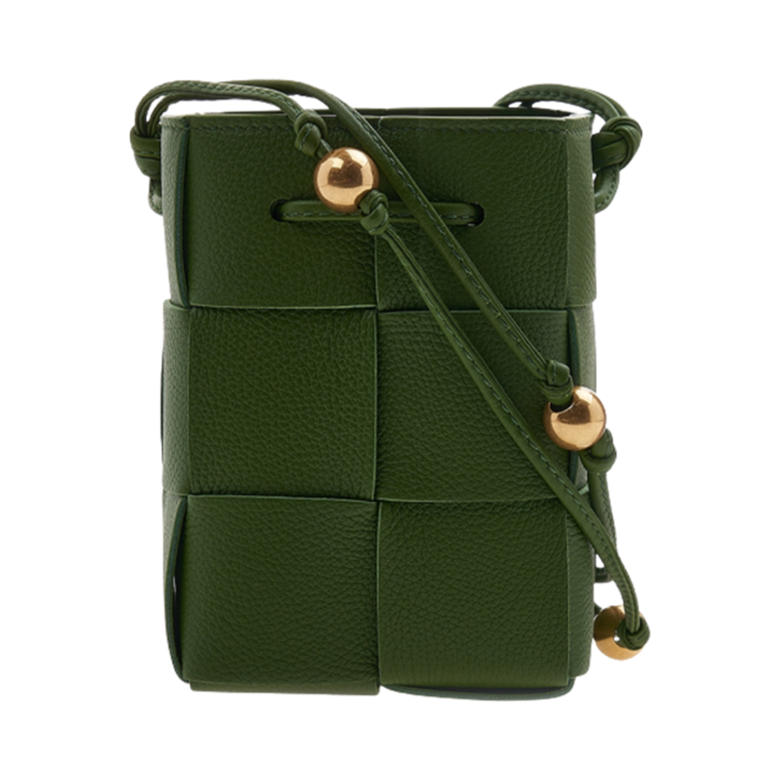 714605VCP133141 Bottega Veneta Intrecciato Mini Bucket Bag Avocado