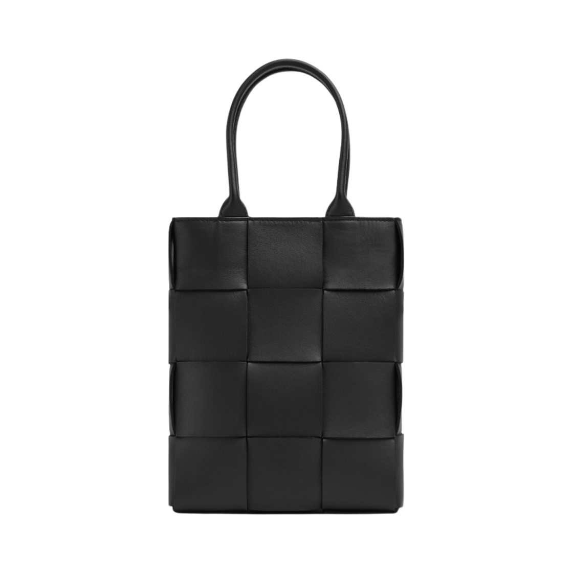 보테가 베네타 미니 레더 카세트 토트백 블랙(Bottega Veneta Mini Leather Cassette Tote Bag Black) - 1