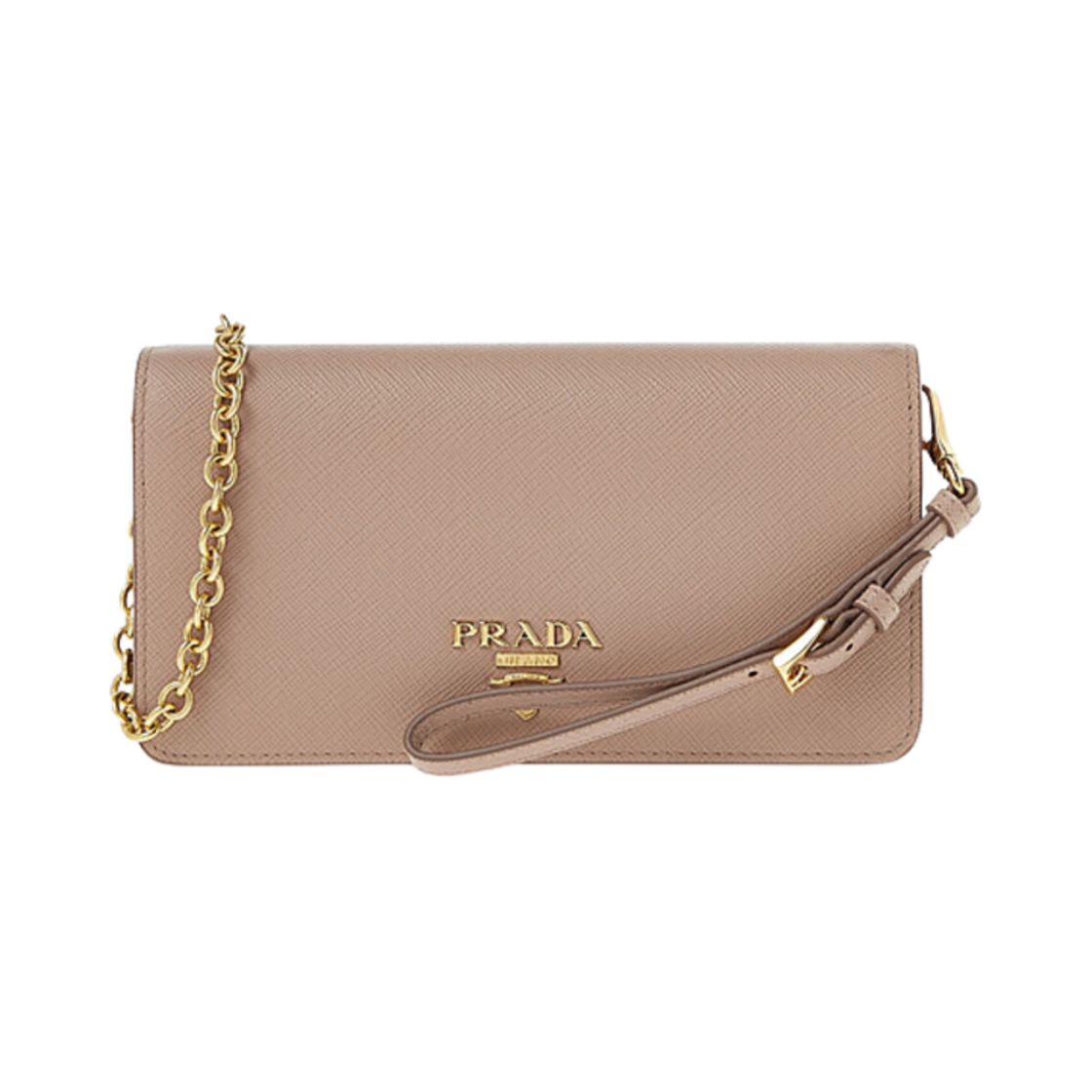 1DH029-QWA-F0236 Prada Saffiano Leather Mini Bag Powder Pink