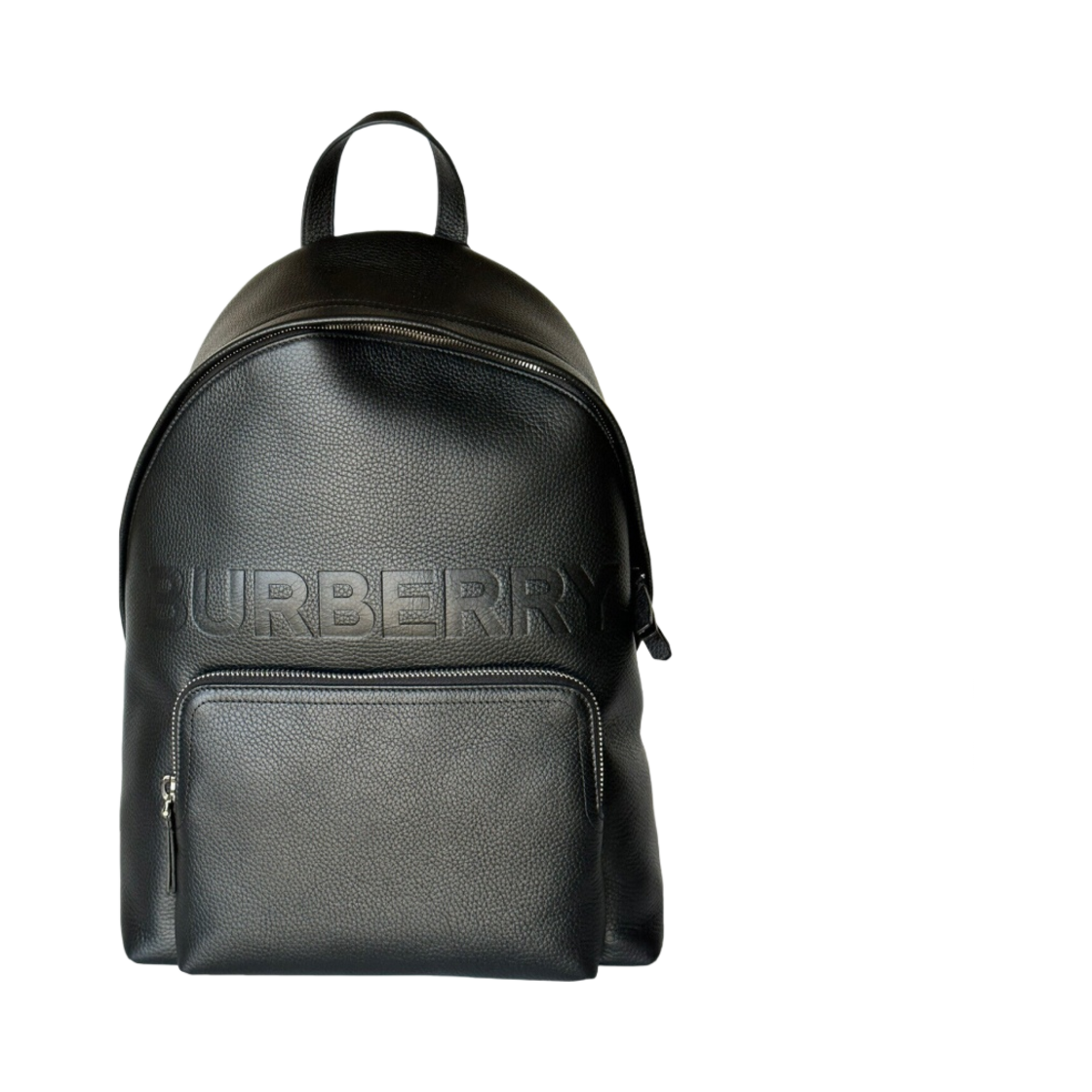 버버리 아비데일 로고 레더 백팩 블랙(Burberry Abbeydale Logo Leather Backpack Black) - 1