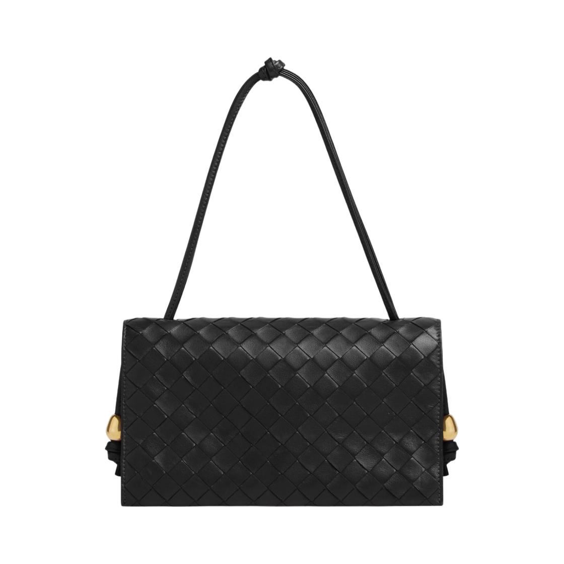보테가 베네타 트리오 파우치 온 스트랩 블랙(Bottega Veneta Trio Pouch on Strap Black) - 1